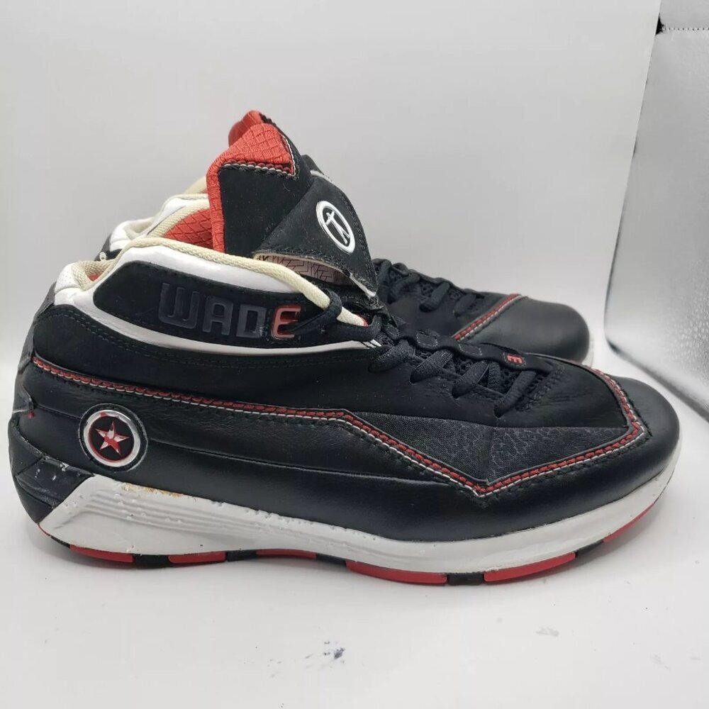 Converse Wade 3 Mid Black‎ White Red - Size 7 - 101774